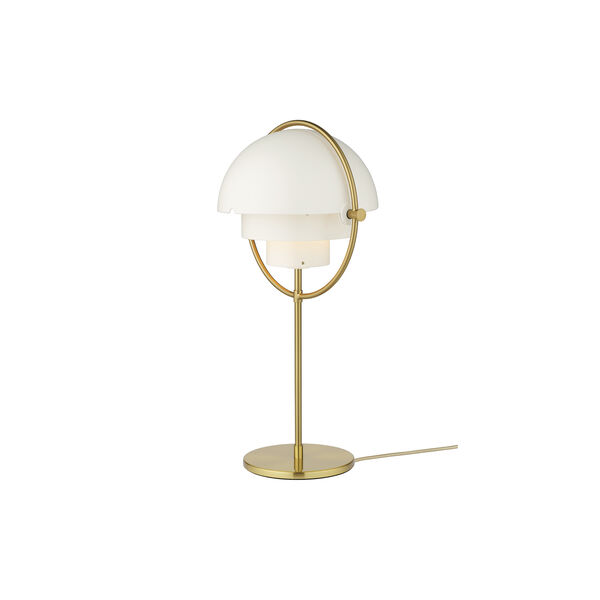 Multi-Lite Table Lamp, white semi matt/brass, GUBI