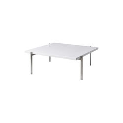 PK61™ Coffee Table, white rolled, Fritz Hansen
