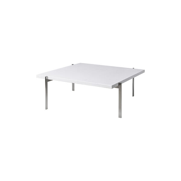 PK61™ Coffee Table, white rolled, Fritz Hansen