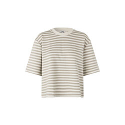 Emrys-M T-shirt, island fossil sugar stripe, mbyM