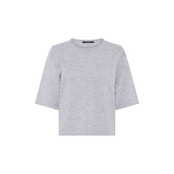 ChalinaBBAndra Knit, light grey melange, Bruuns Bazaar