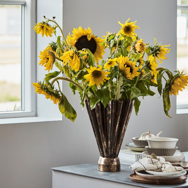 HDFlood Vase, antique brown, House Doctor