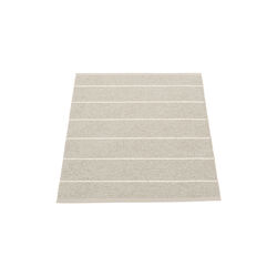 Carl Plastic Rug, linen/beige, Pappelina