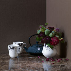 Black Fluted Mega Mug 38 cl, 2 stk, Royal Copenhagen