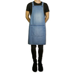 Suspender Apron, blue, Dutchdeluxes