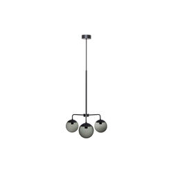 Lord 3 Chandelier, black/smoke, Rubn