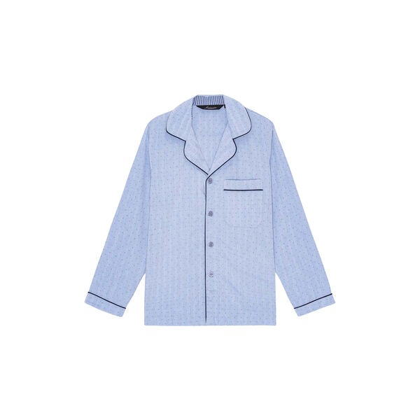 Salzburg Pyjamas, light blue/navy piping, Ambassador 1867