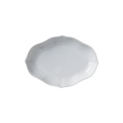 White Fluted Half Lace Dish 22 cm, Royal Copenhagen