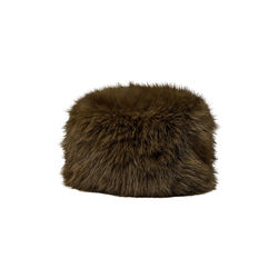 DORASW FAUX FUR HAT, olive green, Sofie Schnoor