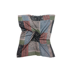PAISLEY PATCHWORK Scarf, grey/camel, Bella Ballou