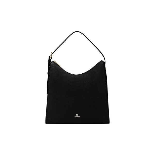 Ivy Hobo Bag L, black, Aigner