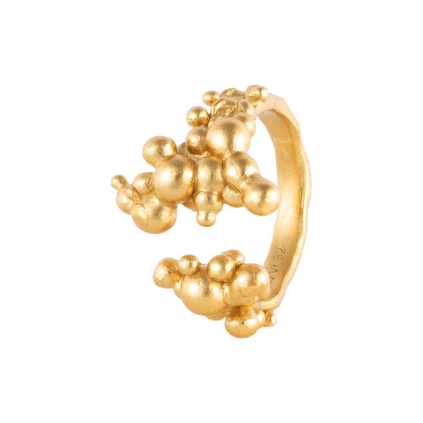 ORB CHRONICLES RING, gold plated, House of Vincent