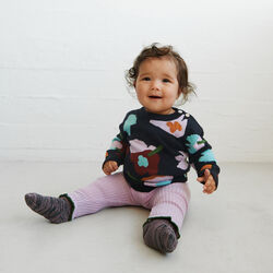 Jaquard Sweater, dark navy, FUB