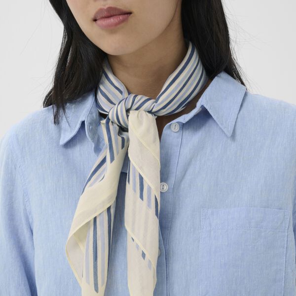 PhiPW Scarf, blue stripe, Part Two