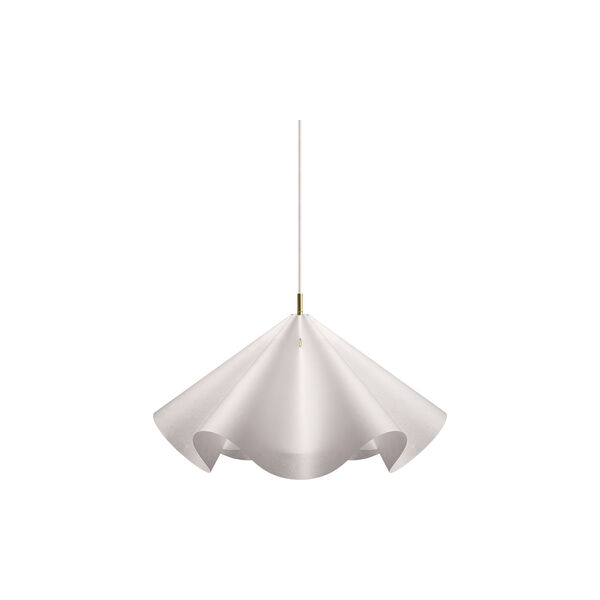 Sinuate Pendant, brass, MOEBE