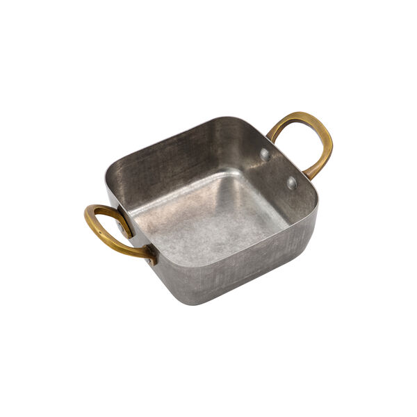 NVPresentation roasting dish, silver finish, Nicolas Vahé