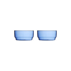 Torino Bowl, blue, Lyngby Glas