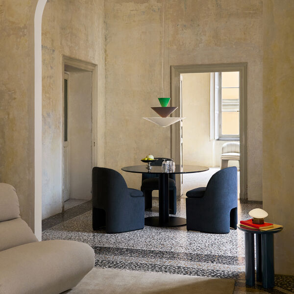 Gio LN14 Pendant, signal green/deep blue/ecru white, &Tradition