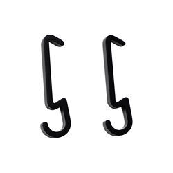 Metal Hook for OTTO Coat Rack, black, KRISTIAN JUUL