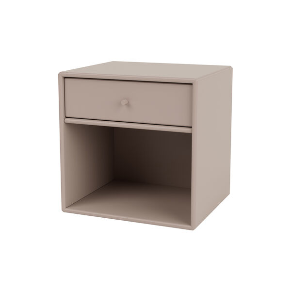 DREAM Nightstand, 137 mushroom DREAM Nightstand, 137 mushroom, Montana Furniture