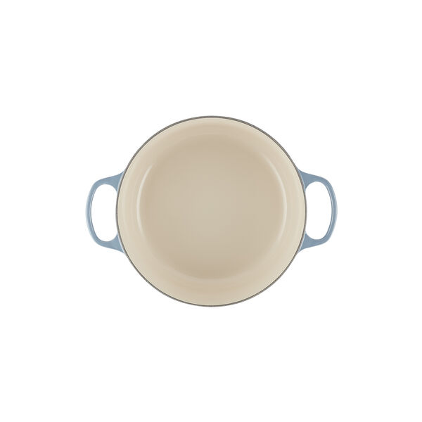 Signature round cast iron pot &Oslash; 28 cm, chambray, Le Creuset