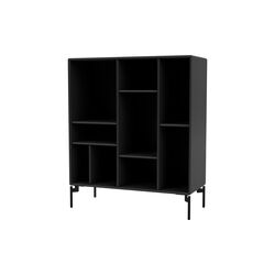 Montana 1613 Shelf with Wheels, 05 black, Montana Furniture