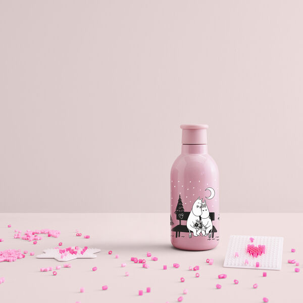 DRINK-IT Moomin vacuum insulated bottle 0,5 L, i love you, RIG-TIG