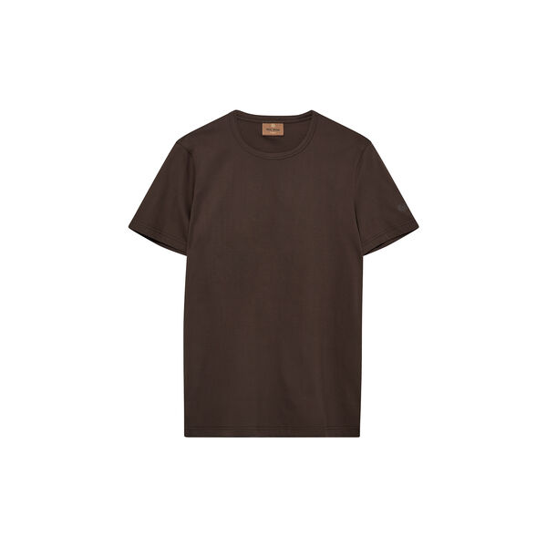 MMGPerry O-SS Tee, chocolate brown MMGPerry O-SS Tee, chocolate brown, MOS MOSH Gallery
