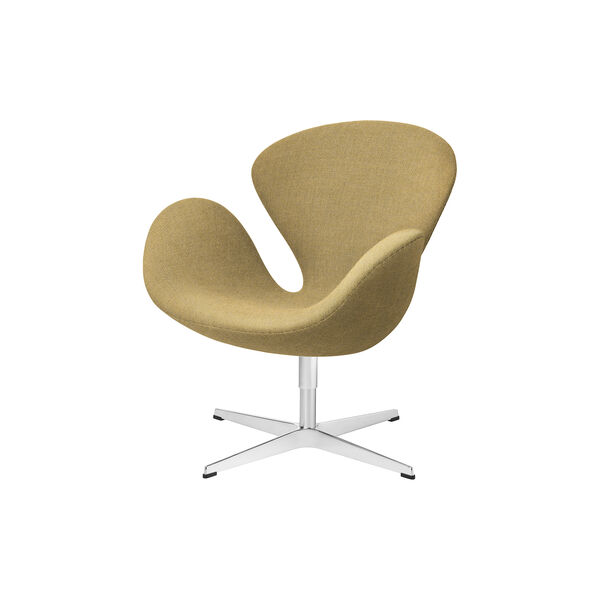 Swan™ 3320 Lounge Chair, yellow, Fritz Hansen