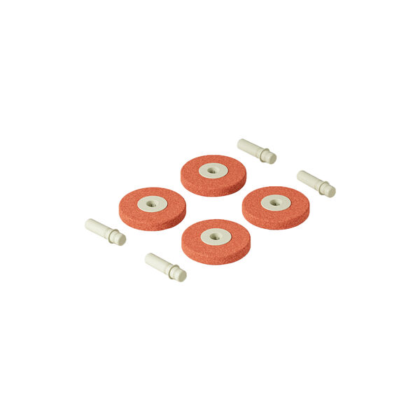4 x Foam Wheels, burnt orange, MODU