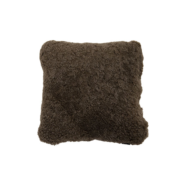 New Zealand Sheepskin Cushion, taupe, NATURES Collection