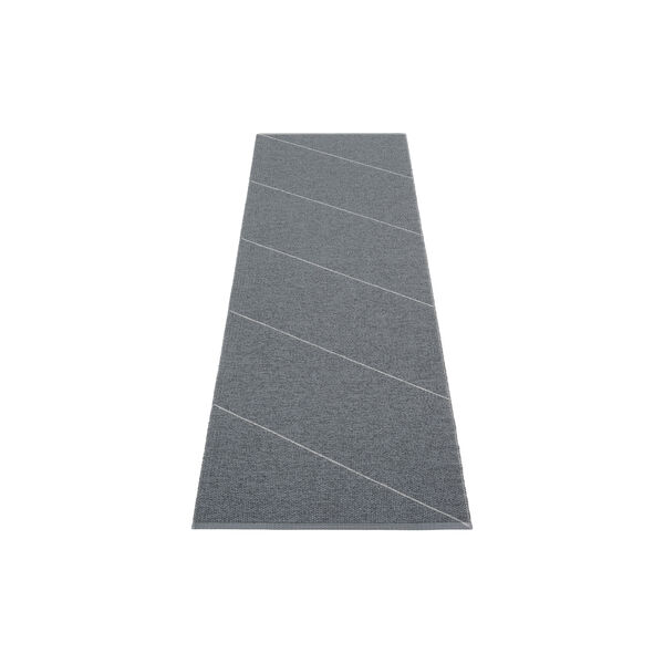 Randy Plastic Rug, granit/grey, Pappelina