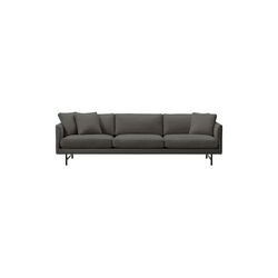 5623 Calmo 80 3-seater Sofa, dark grey/black, Fredericia Furniture