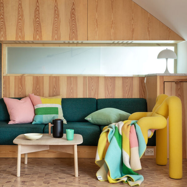 MIKKEL Throw, pastel, R&oslash;ros Tweed