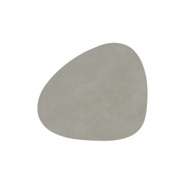 Nupo glass mat Curve, light grey, LIND DNA