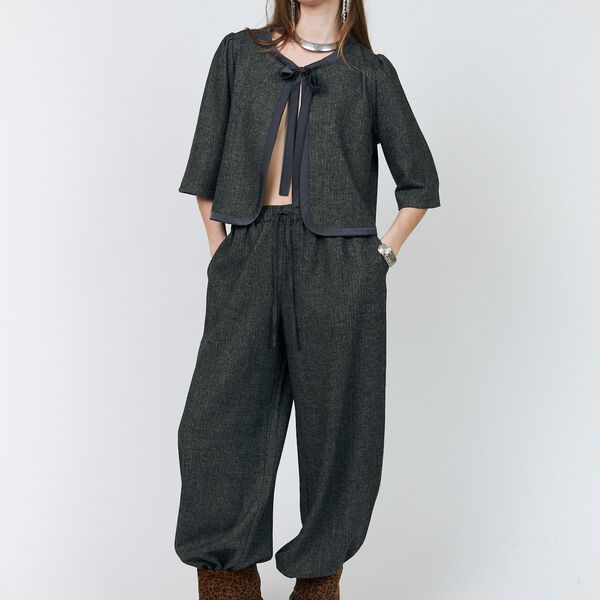 PiperLL Pants, dark mokka, Lollys Laundry