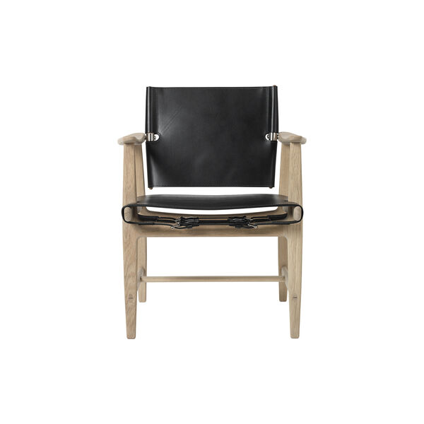BM1106 Huntsman Chair, white oiled oak/black, Carl Hansen & S&oslash;n