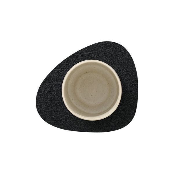 Bull glass mat Curve, black, LIND DNA