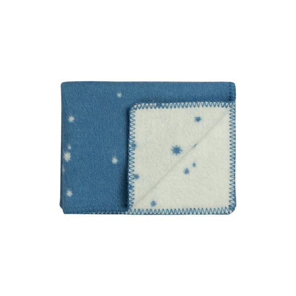ORION Baby Size Throw, blue, R&oslash;ros Tweed
