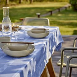 Moments Tablecloth, linen blue, S&ouml;dahl