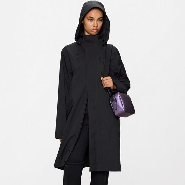 Suva Hardshell Coat, black, Rains