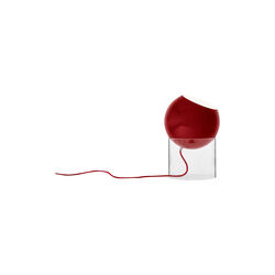 Topan VP13 Table Lamp, vermilion red, &Tradition