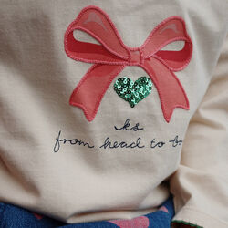 Lin LS Tee, brazilian sand, Konges Sløjd