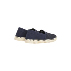 Tulip Espadrille, dark indigo pearled ivory, Ilse Jacobsen Hornb&aelig;k