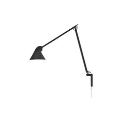 NJP Long Wall Lamp, black, Louis Poulsen