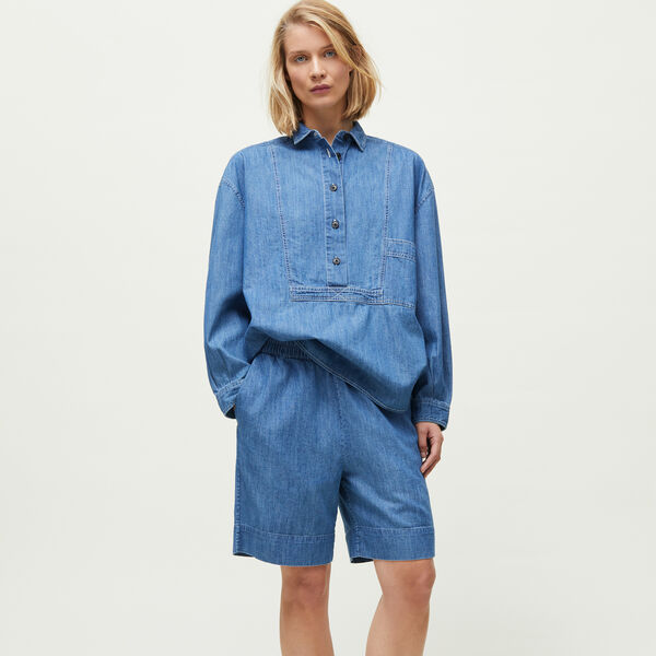 Shorts Long Denim, iceberg, Aiayu