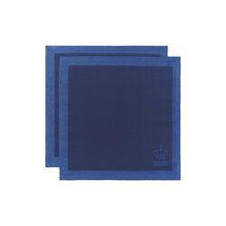 Waves Napkin 2 pcs, blue, Royal Copenhagen