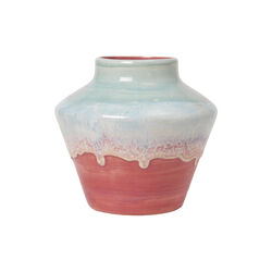 Poppery Vase, mint/pink, Kähler