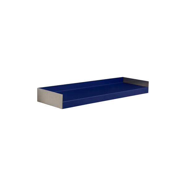 KOMPAKT Shelf | Medium | Aluminium/Blue, oursociety