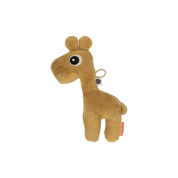 Raffi Tiny Sensory Rattle, mustard, Done by Deer